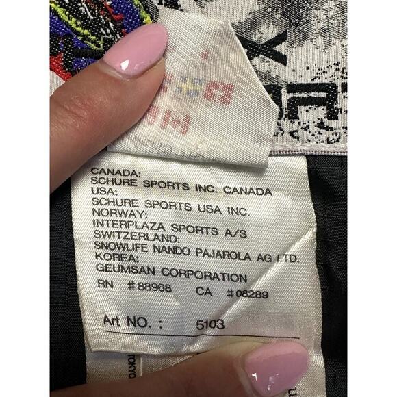 Vintage Phenix Sports Winter Cobalt Blue Multi Ski Vest Men's Size M - Picture 6 of 11